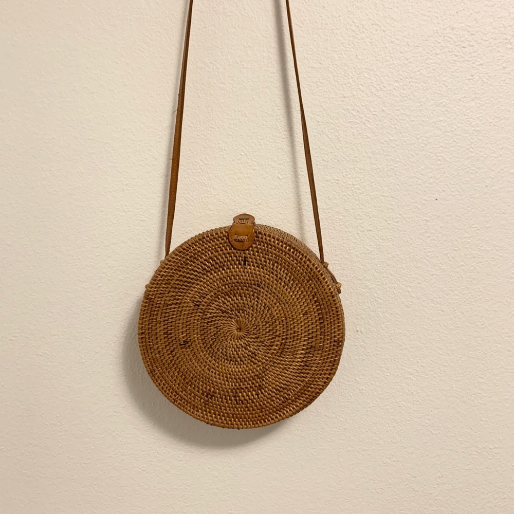 🇮🇩👝 Authentic Round Straw Balinese Bag